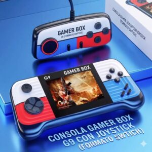 CONSOLA GAMER BOX G9 CON JOYSTICK (FORMATO SWTICH)