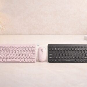 TECLADO+MOUSE NETMAK NM-KB850- P ROSA INALAMBRICO