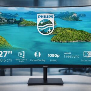 MONITOR LED PHILIPS 27" CURVO 271E1SCA/55 BLACK
