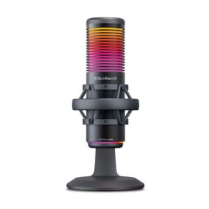 MICROFONO PC SOLARMAX LSM98B BLACK STREAMING/RGB